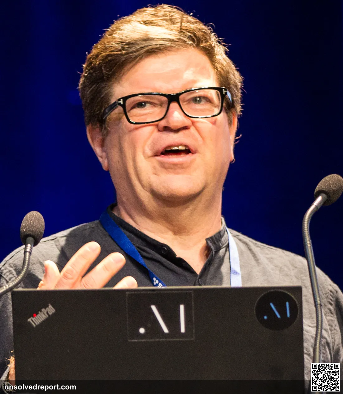Yann LeCun, director of Facebook AI Research (FAIR), speaking at a conference