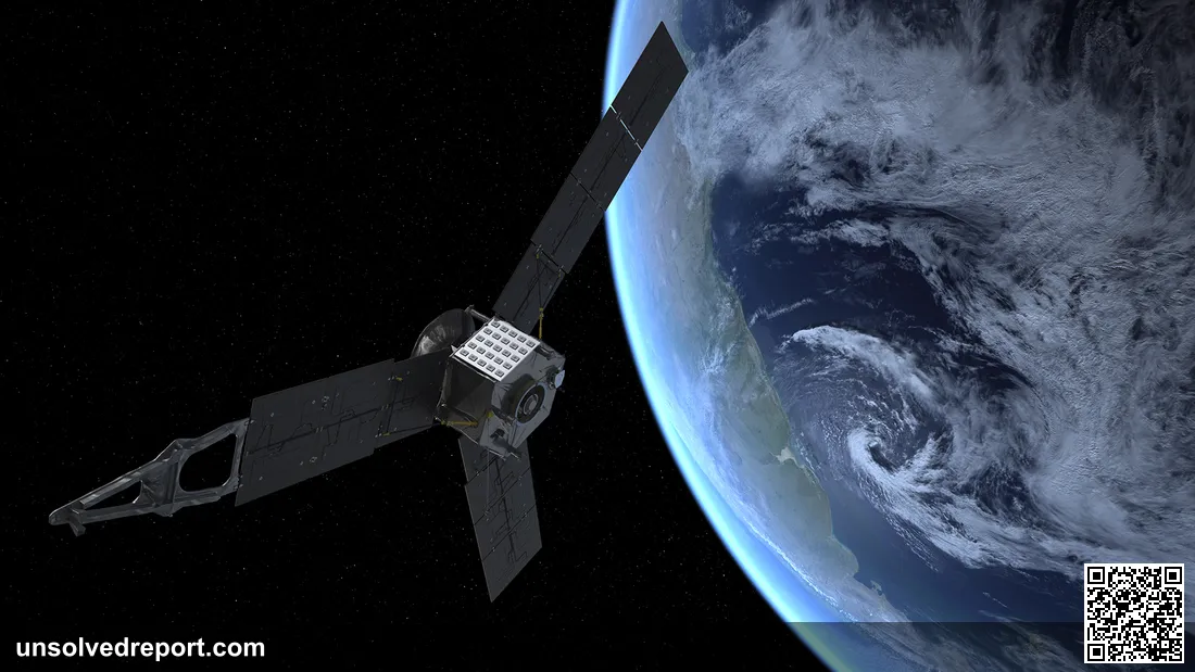 Artist's rendering of NASA's Juno spacecraft during its Earth flyby on October 9, 2013.