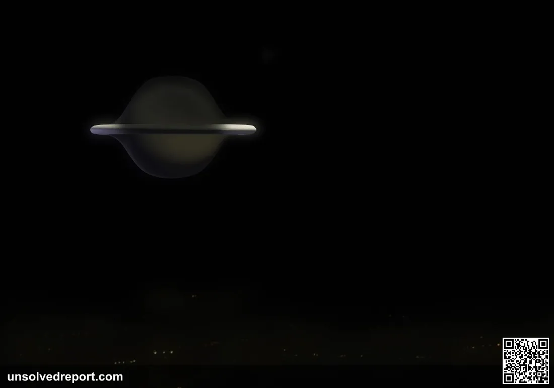 The third UFO observed by Captain Terauchi and crew over Alaska on 17 November 1986, sometimes described as the mothership.