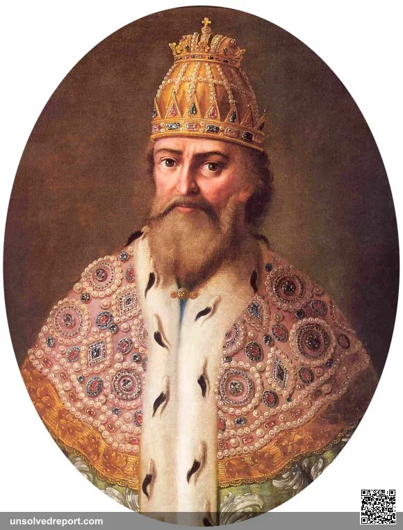 Portrait of Tsar Ivan IV (Ivan the Terrible), Russia's first crowned tsar and owner of the legendary lost Liberia library