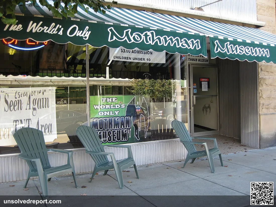 The Mothman Museum in Point Pleasant, West Virginia. Taken by Richie Diesterheft.