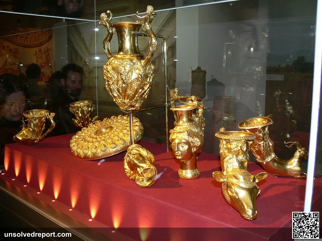 Panagyurishte gold treasure, National Historical Museum, Sofia, Bulgaria.