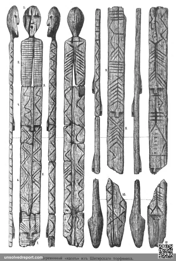 The Shigir Idol, the most ancient wooden sculpture in the world